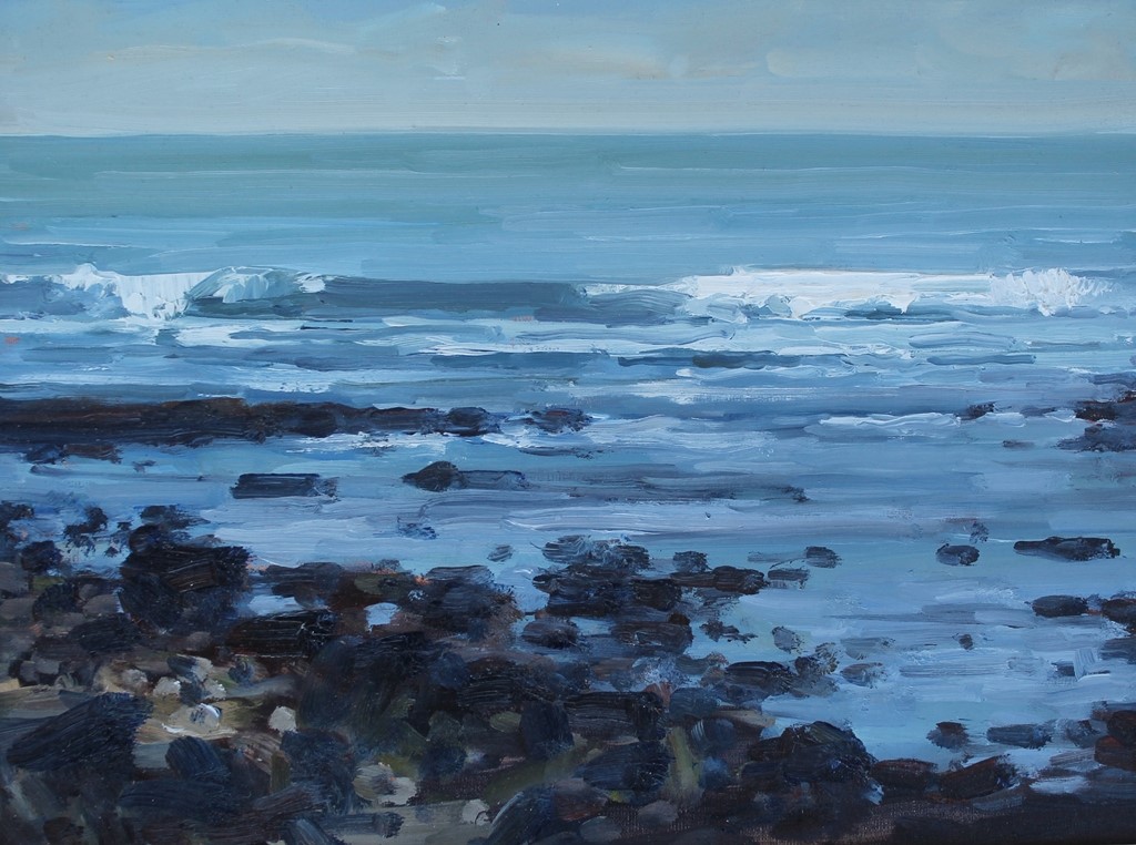 'Breaking waves' by artist Colin Willey
